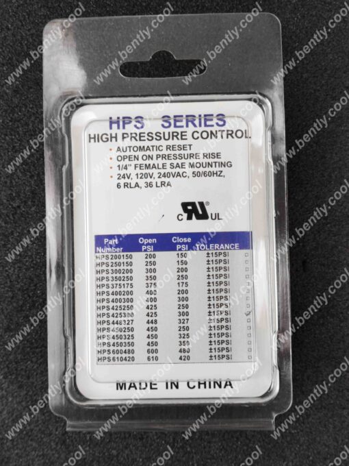 پرشر سوئیچ فشار گاز برودتی سیگما مدل SHP425300 فشار 300-425